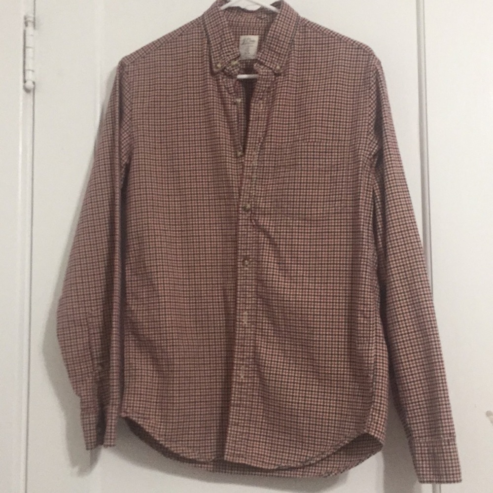 ⭐️J. Crew/Men Plaid Top/Cotton/Size S/Slim⭐️ - Picture 2 of 5